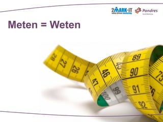 Meten = Weten
 
