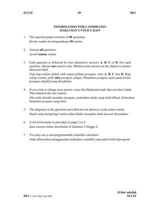 Sbp Questions (2) math sbp pmr 2010 | PDF