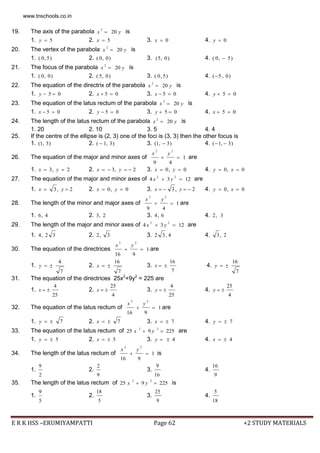 +2 maths pta question bank come book english medium | PDF