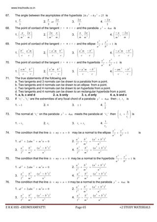 +2 maths pta question bank come book english medium | PDF