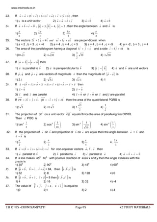 +2 maths pta question bank come book english medium | PDF