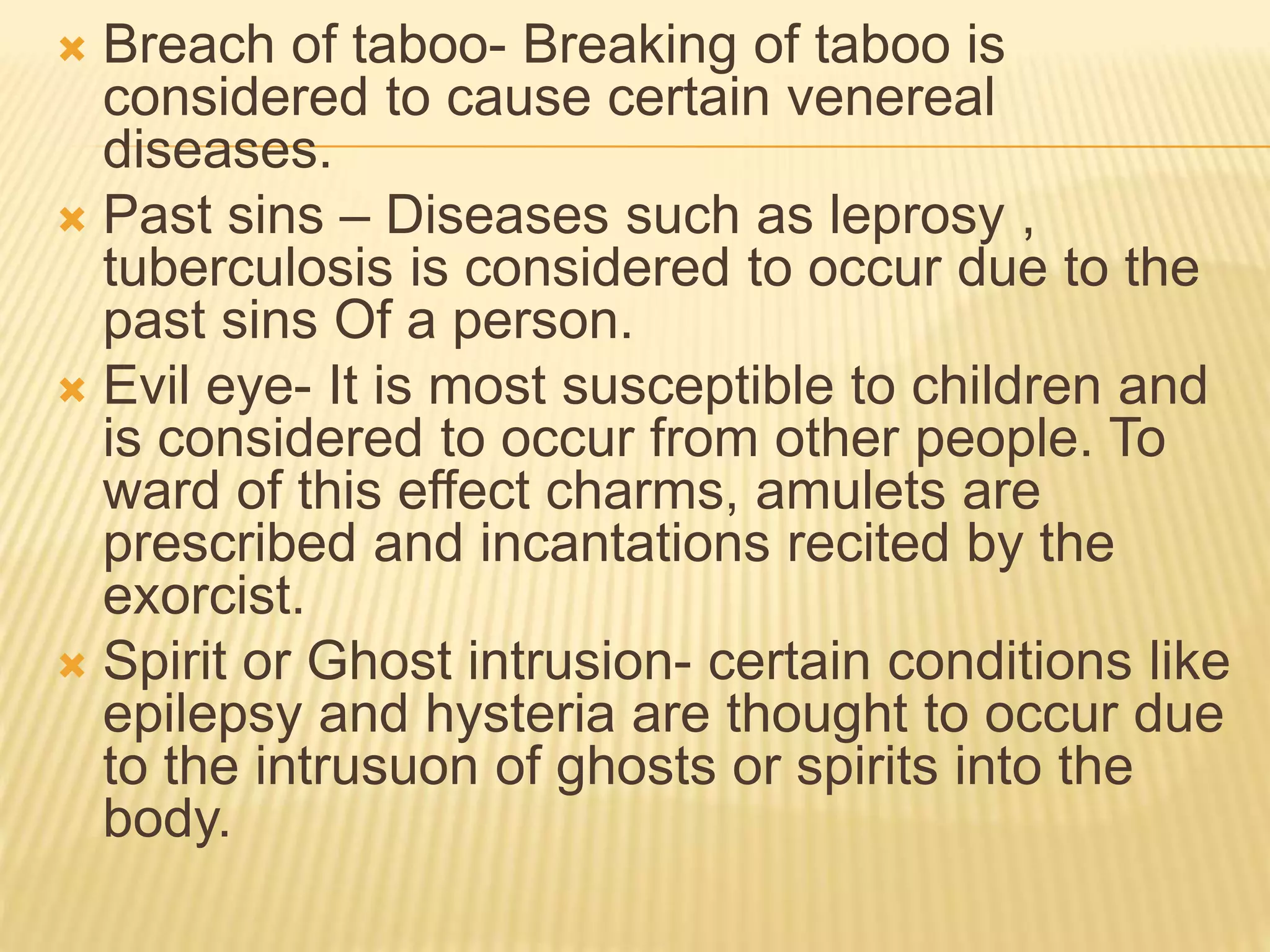 Pure Taboos Examples Taboos in dentistry (public health dentistry) | PPTX