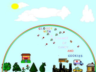 Cloudy with a chance of Cookies and Candies | PPT