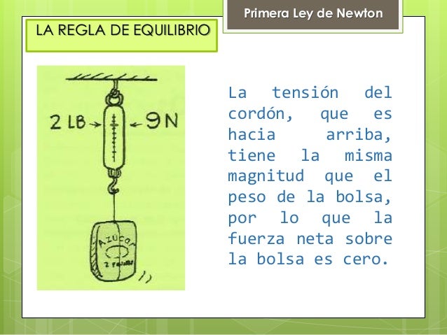 Primera ley de Newton