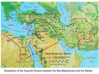 Dissolution of the Assyrian Empire between the Neo-Babylonians and the Medes 
 