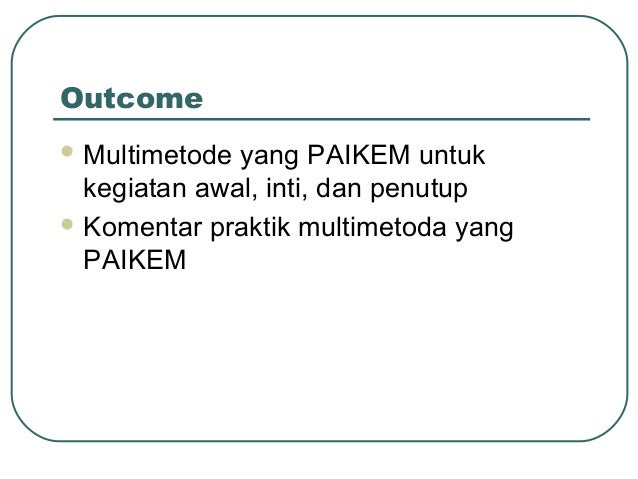 2 metode paikem