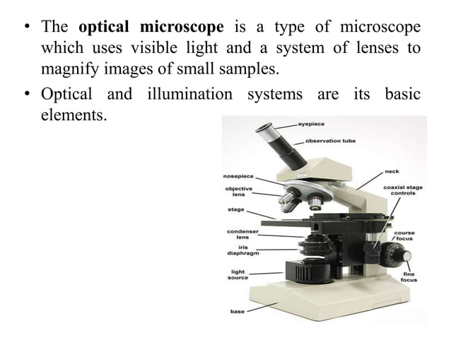 Microscopic techniques | PPT | Physics | Science