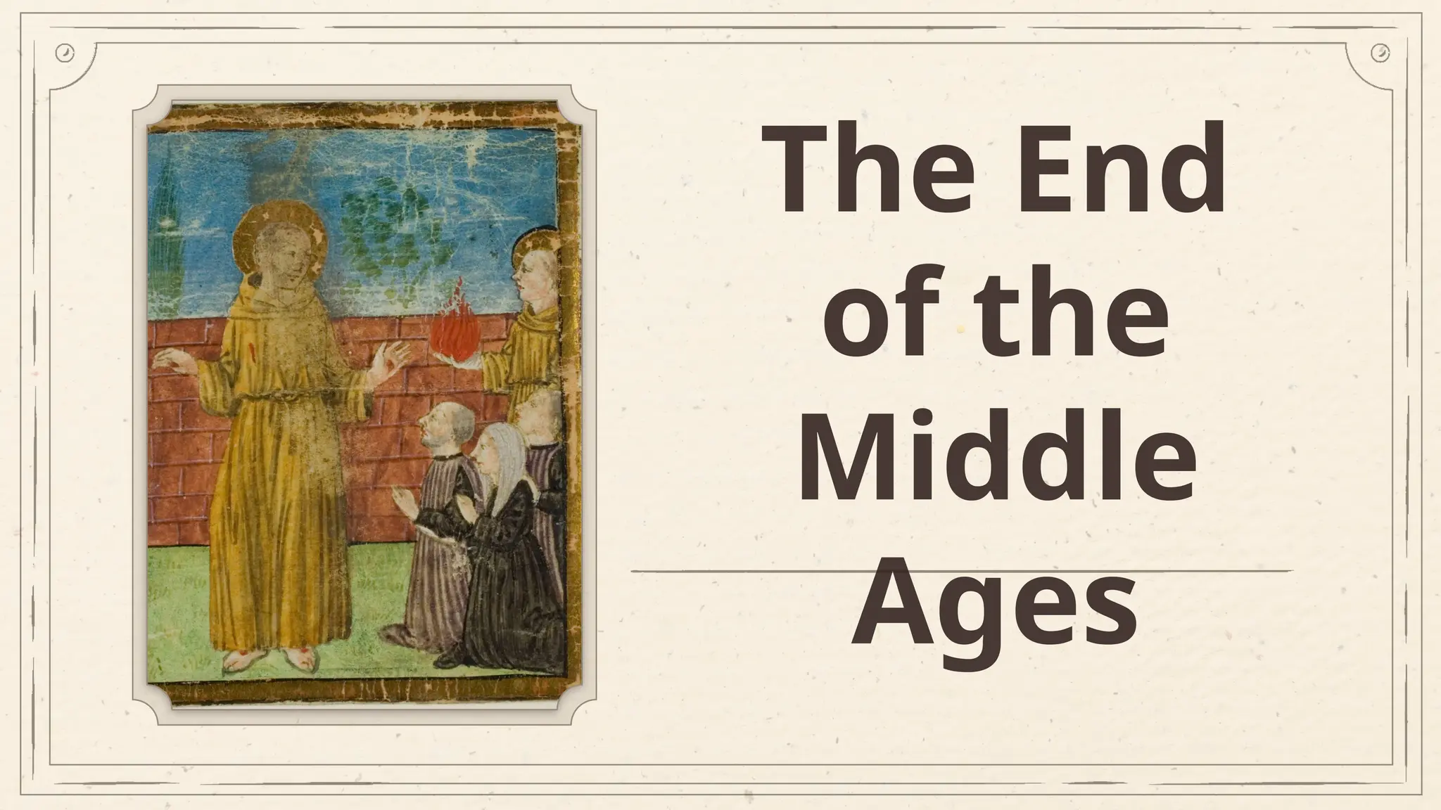 middle ages summary and activities for high school | PPTX