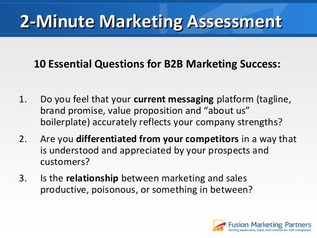 sales assessment questions