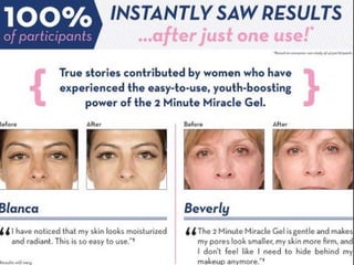 2 minute miracle gel skin care results