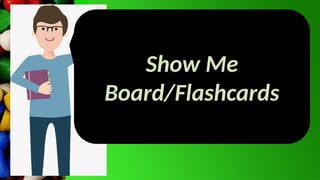 Show Me
Board/Flashcards
 