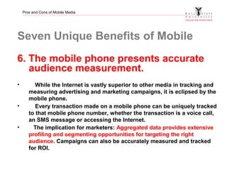 Mobile Marketing: Pros and Cons_Michael Hanley