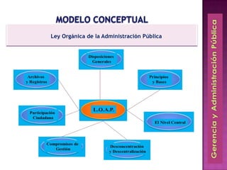 Ley Orgánica de la Administración Pública
 