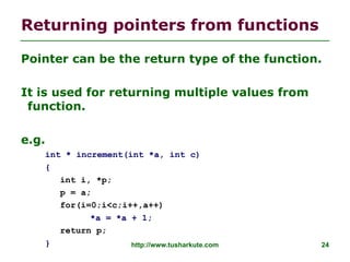 Module 02 Pointers in C | PDF