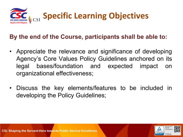 2 MODULE 1 FORMULATING VALUES POLICY GUIDELINES.pdf | Business ...