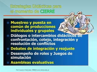 Estratégicas Innovadoras de Enseñanza