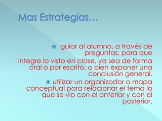 Estratégicas Innovadoras de Enseñanza