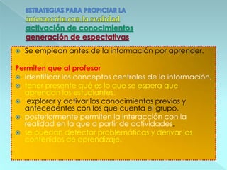 Estratégicas Innovadoras de Enseñanza