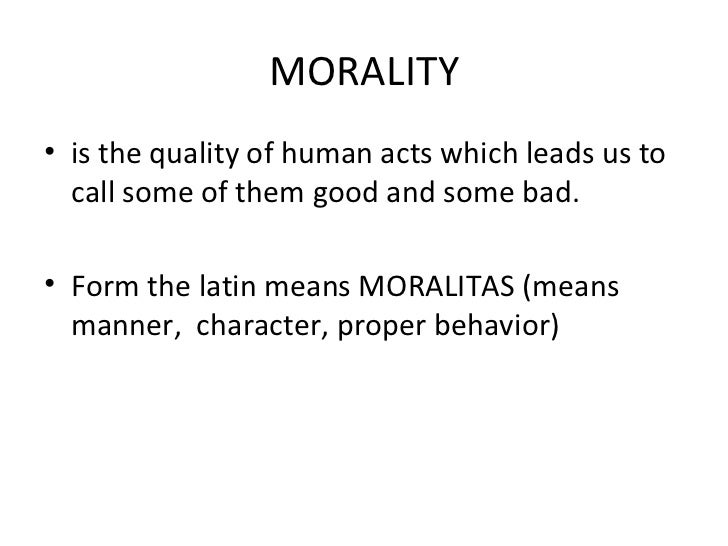 2 morality