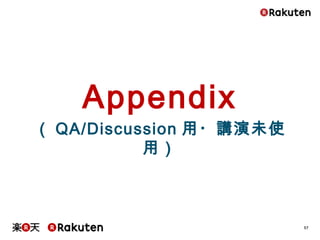 37
Appendix
（QA/Discussion用・講演未使用）
 