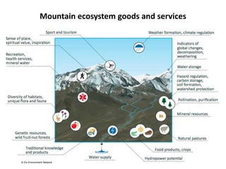 Mountain ecosystem goods and services

© Zoi Environment Network

 