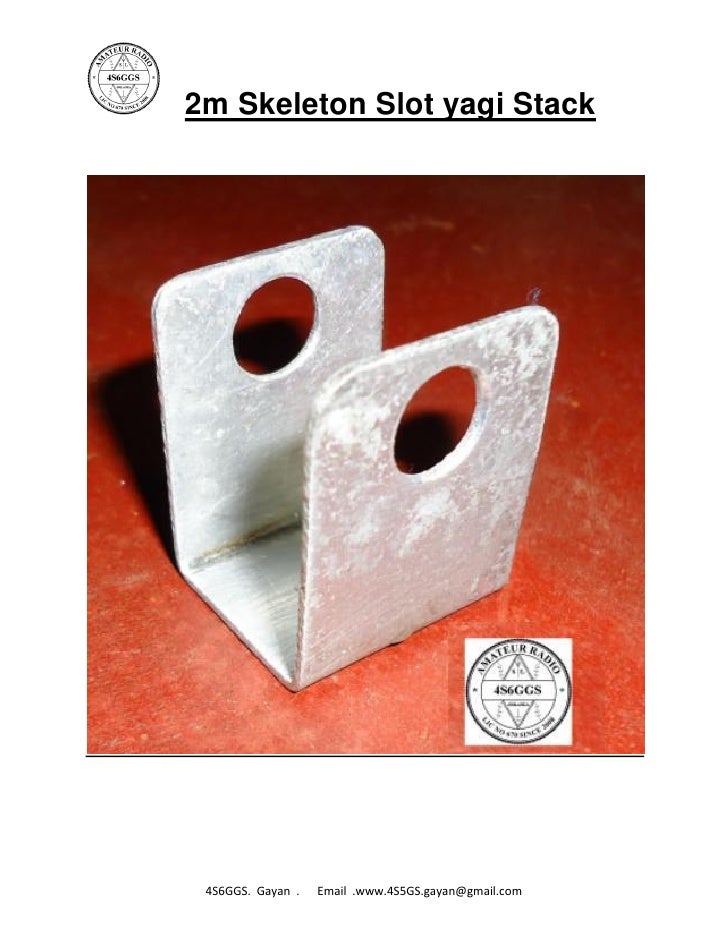 2 Meter Skeleton Slot Antenna