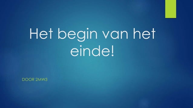 2MW3 - Peru - het begin van het einde | PPT