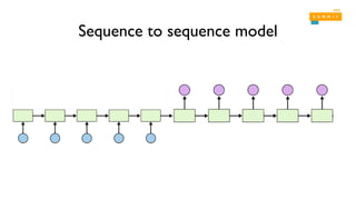 Sequence to sequence model
 