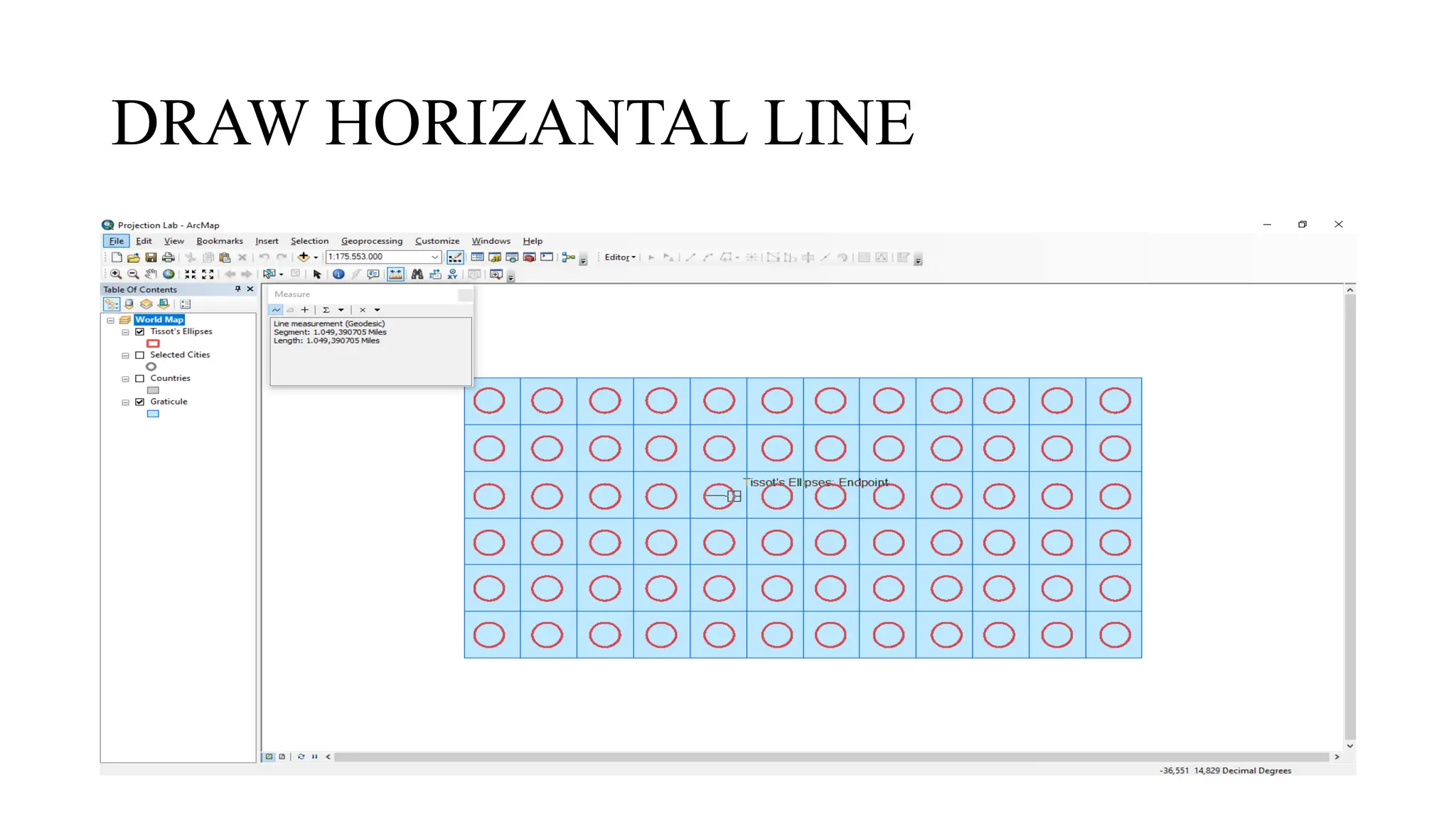 DRAW HORIZANTAL LINE