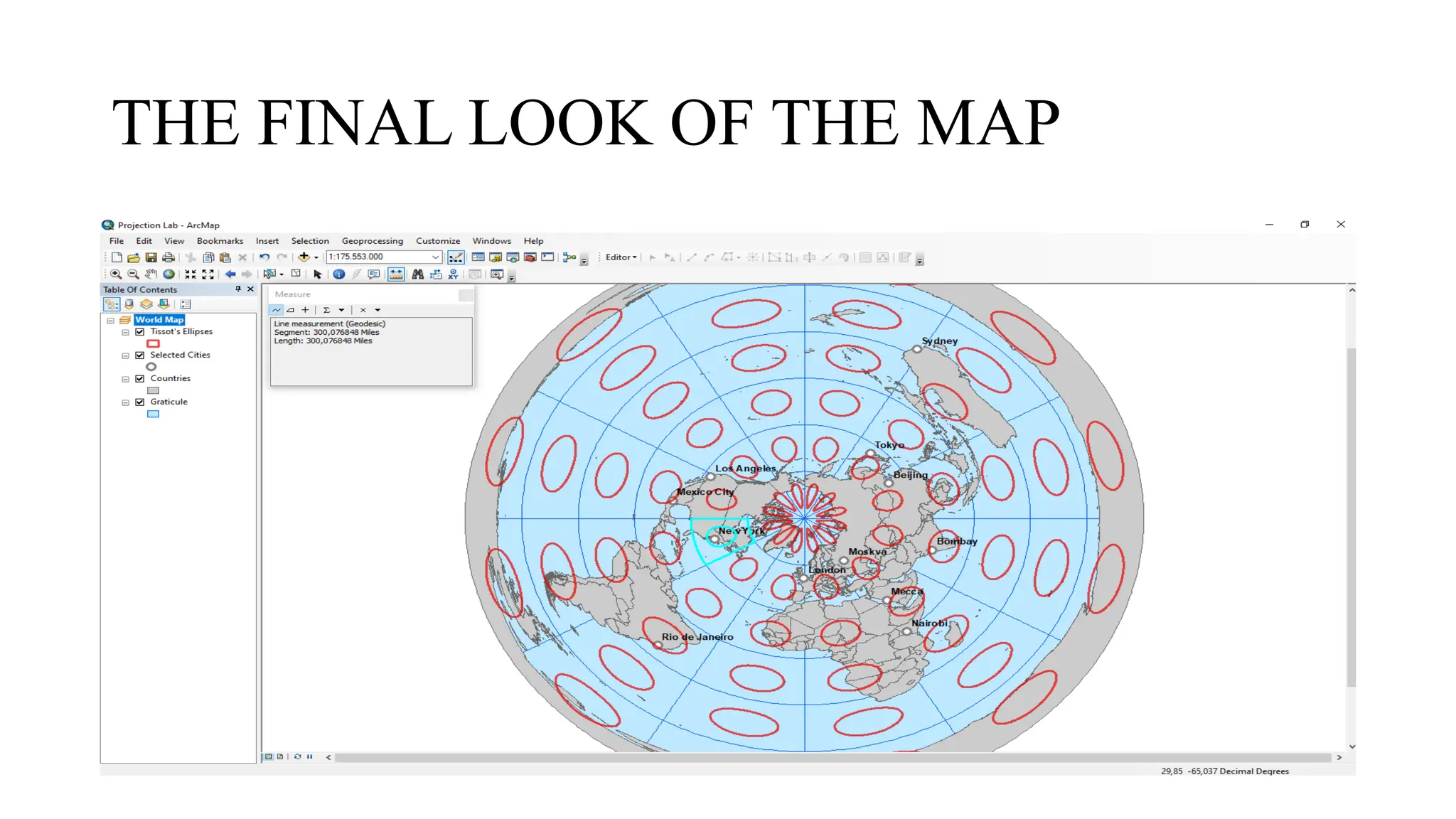 THE FINAL LOOK OF THE MAP