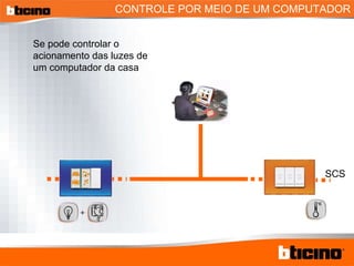 Se pode controlar o acionamento das luzes de um computador da casa  CONTROLE POR MEIO DE UM COMPUTADOR + SCS 