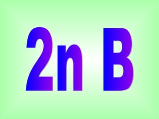 2n B 