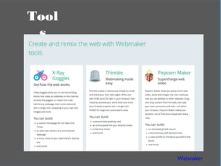 In practical termsTool
s
Webmaker
 