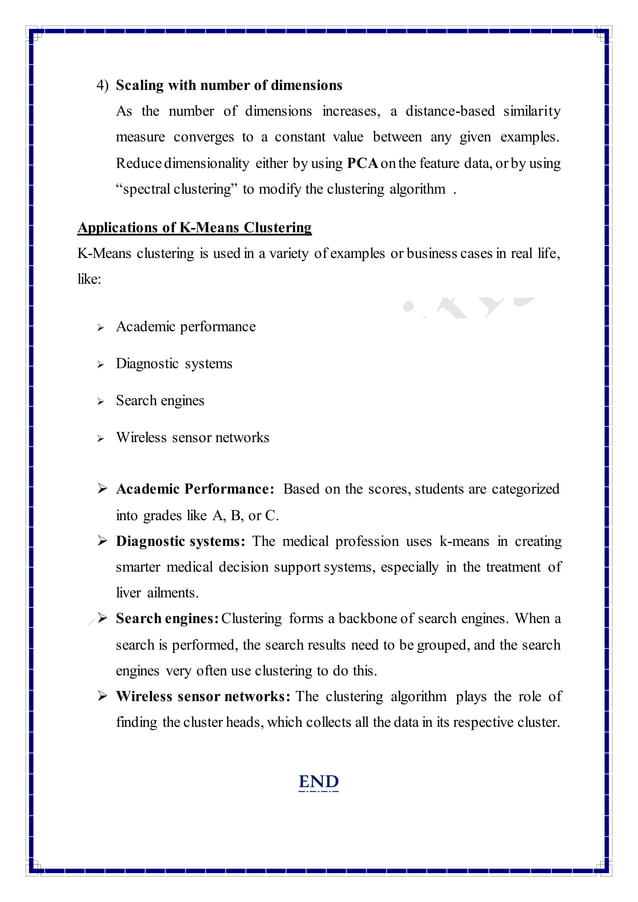 Types of Machine Learnig Algorithms(CART, ID3) | DOCX