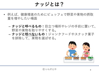 【後編:ナッジ】政策現場のための行動経済学入門 | PPTX