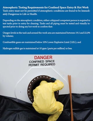 Safely Entering and Cleaning Tanks | PDF