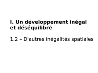 Une lecture traditionnelle : la coupure Nord-Sud 