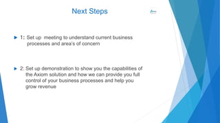 2nd foundation company overview axiom | PPTX