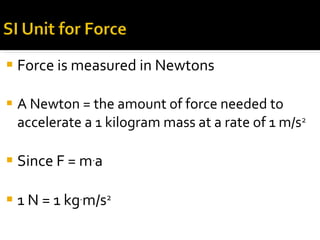 2nd Law of Motion | PPT