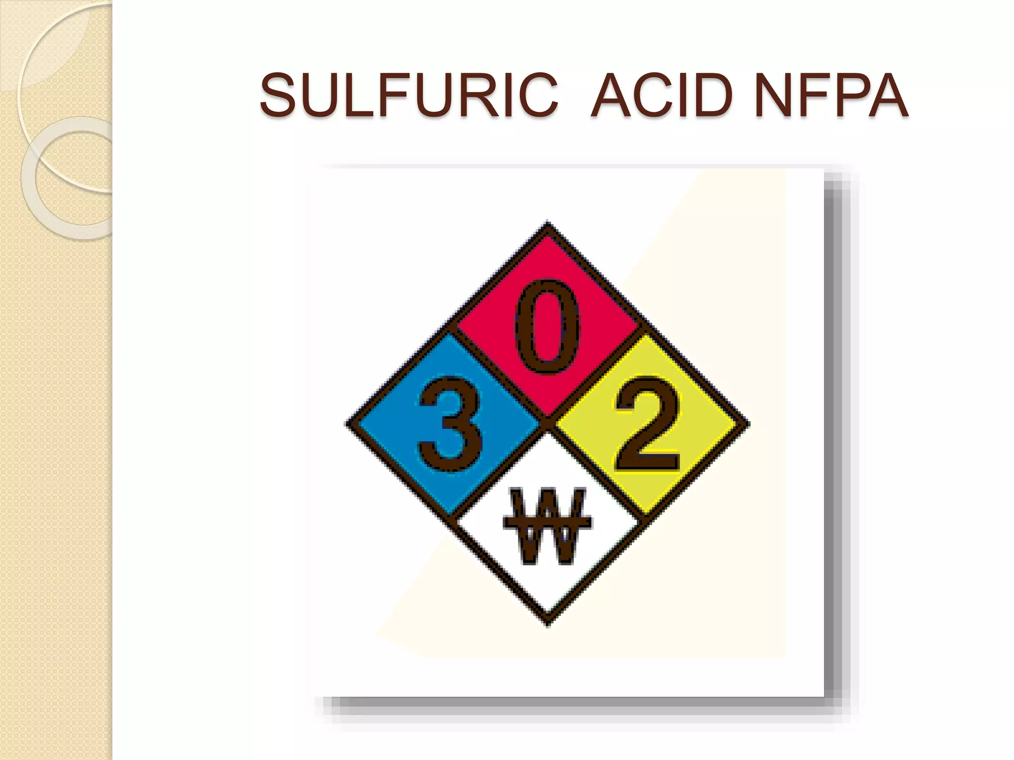 Sulfuric Acid Safety | PDF