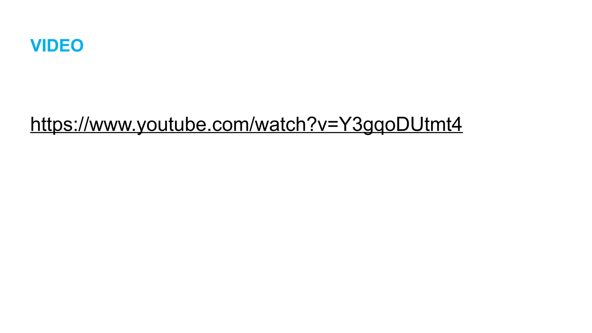 VIDEO
https://www.youtube.com/watch?v=Y3gqoDUtmt4
 