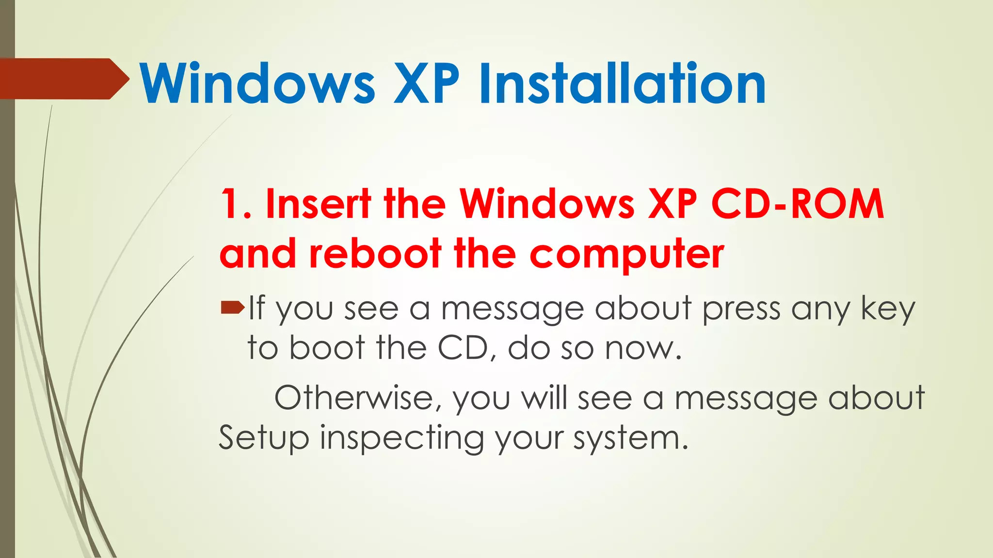 2nd lesson installing operating system | PPTX | Operating Systems ...