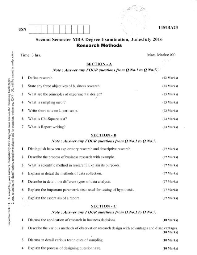 Mba research papers