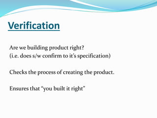 Verification and Validation in Manual Testing | PPTX