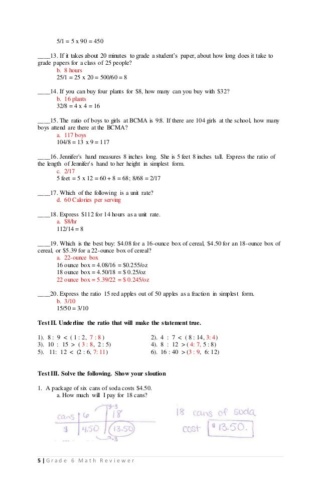 2nd monthly exam reviewer in math 16 40 in simplest form