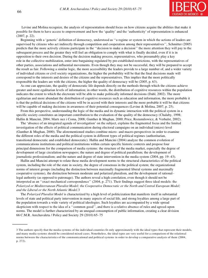 Democratization, media and elections: Electoral reform in Mexico