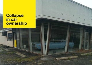 Collapse
in car
ownership
 