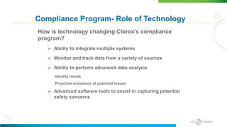 Compliance Program Seminar - Panel 2 - Compliance Program Development ...