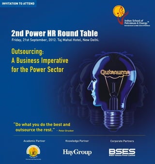 2nd Power HR Round Table Brochure