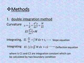 Slope Integration Slop and Deflection | PPTX